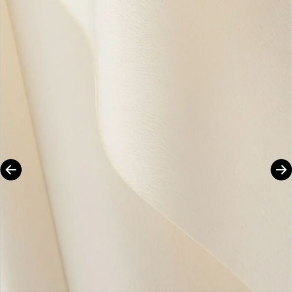 NWT Halston Heritage Leda One Shoulder Draped Satin Crepe Gown - Picture 8 of 16